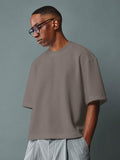 Essential Textured Boxy men's shirt - slub cotton with dropped shoulder
