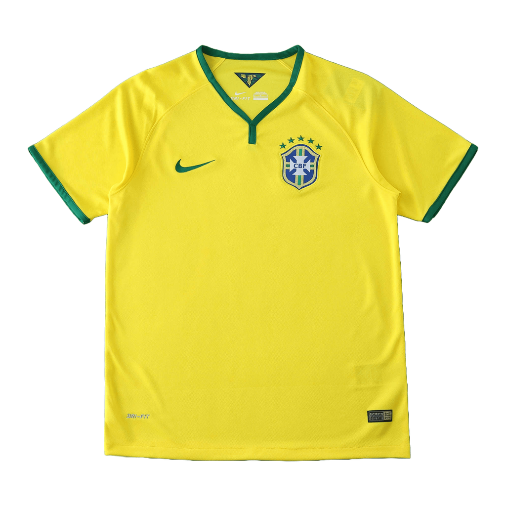 Brazil 2014 Retro Home Shirt