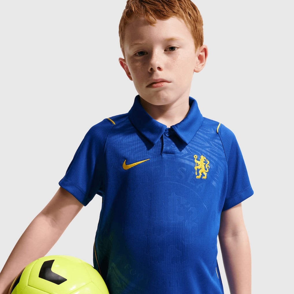 Home 26/27 Kids Shirt Kit - Model Front