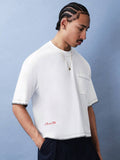 Contrast Stitch Tailored men's shirt - cotton-modal blend with topstitch detail
