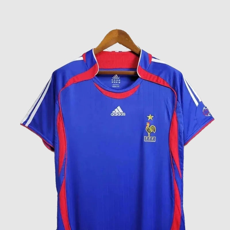 France 2006 Retro Home Shirt - View 3