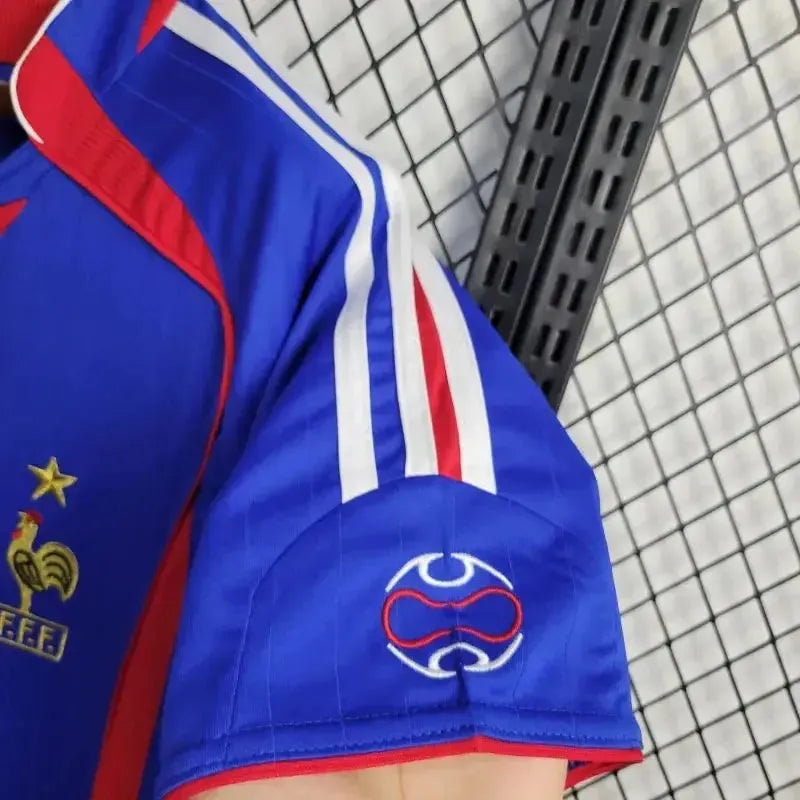 France 2006 Retro Home Shirt - View 7