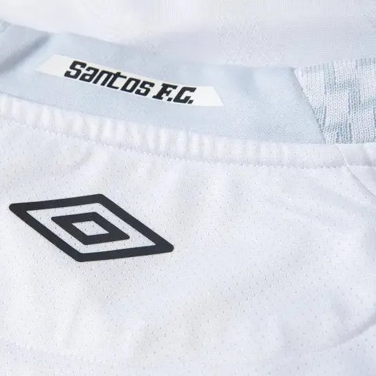 "Camisa Santista Home 25/26 - Jogador Masculina Branca - Netmantos"