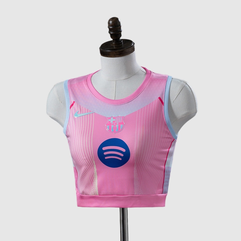 Home 25/26 Women's Crop Tank Top Pink - front