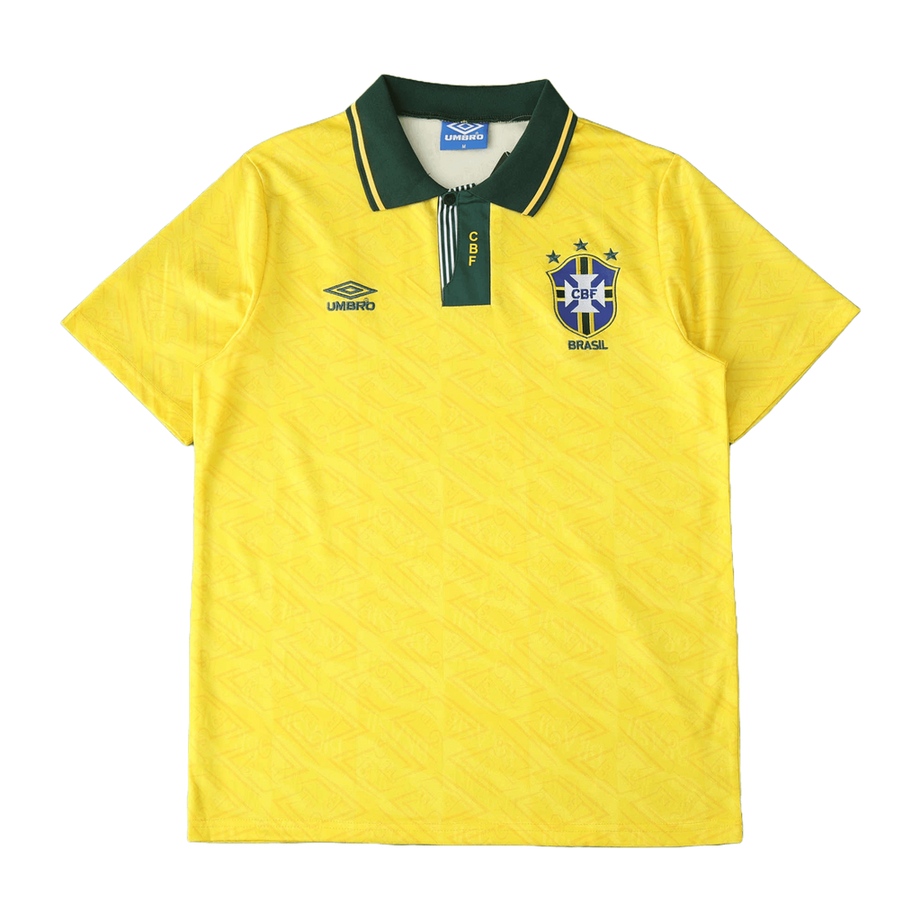 Brazil 1991/93 Retro Home Shirt