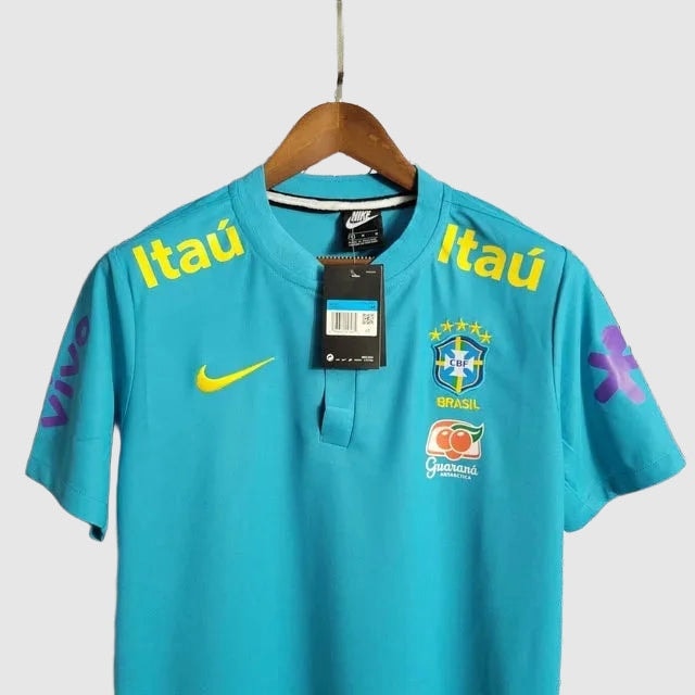 Brazil 21/22 Pre-Match Training Shirt - View 9