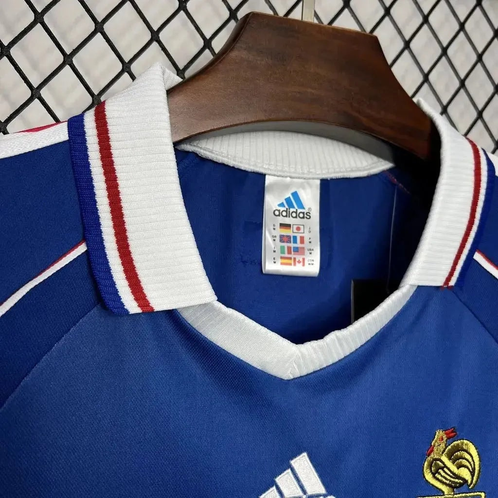 France 1998 Retro Home Shirt - View 4