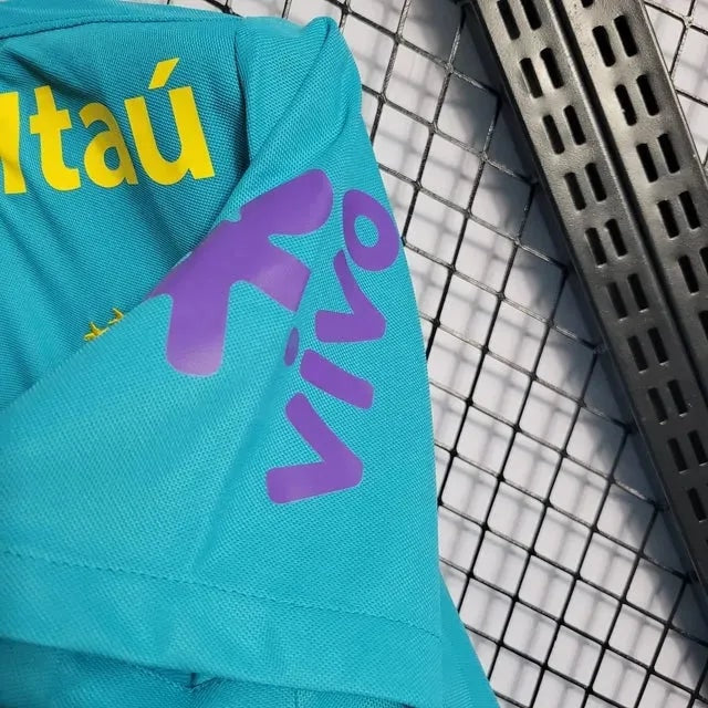 Brazil 21/22 Pre-Match Training Shirt - View 6
