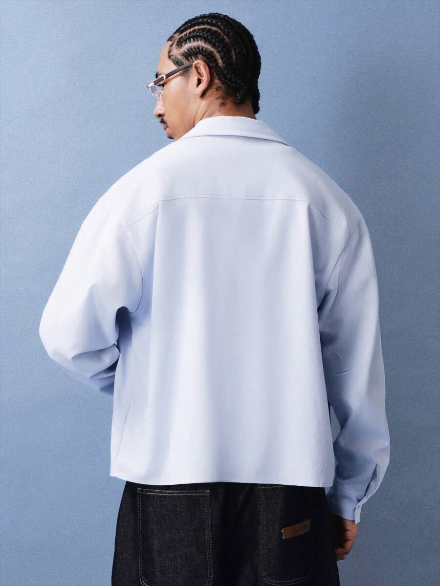 Modern Boxy Oxford Men’s Shirt