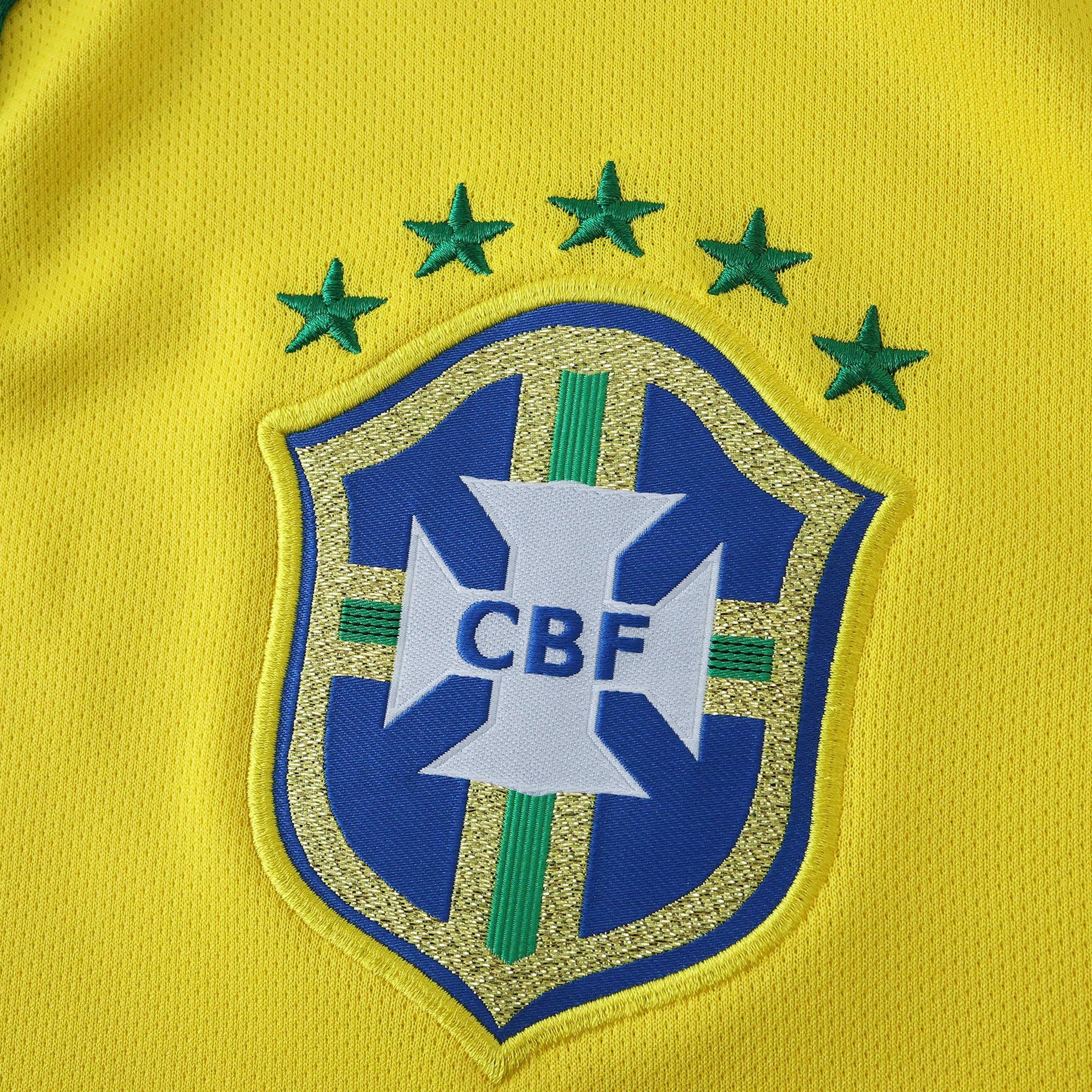 Brazil 2014 Retro Home Shirt - View 4