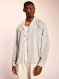 Pinstripe Summer Oxford men's shirt - lightweight cotton with yarn-dyed stripe