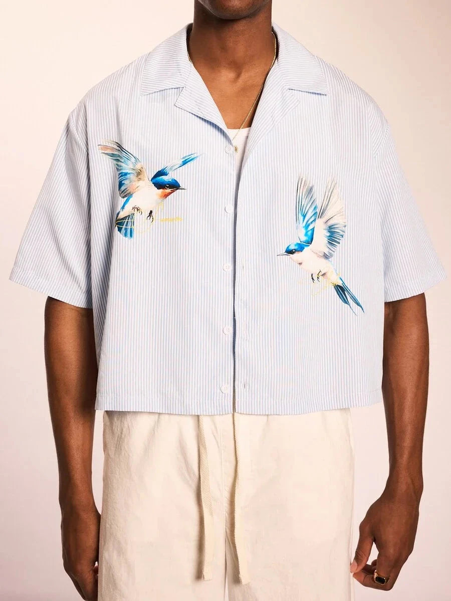Midnight Seersucker Men’s Shirt