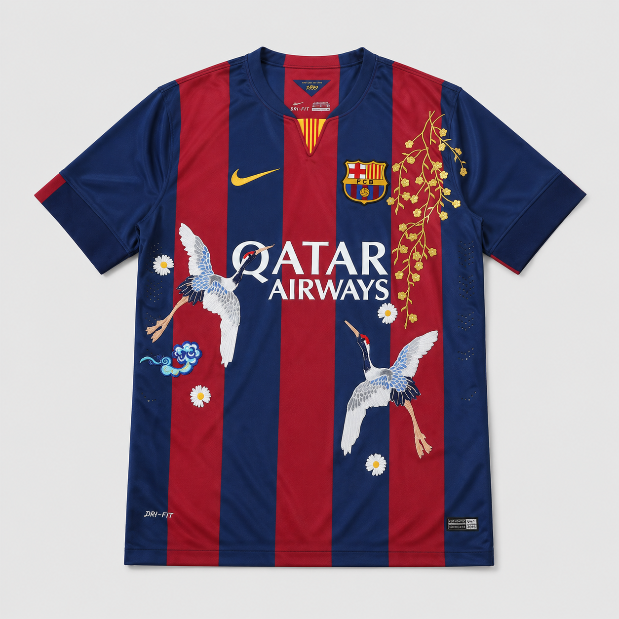 Camisola Retro Principal 2014/15 Bordada