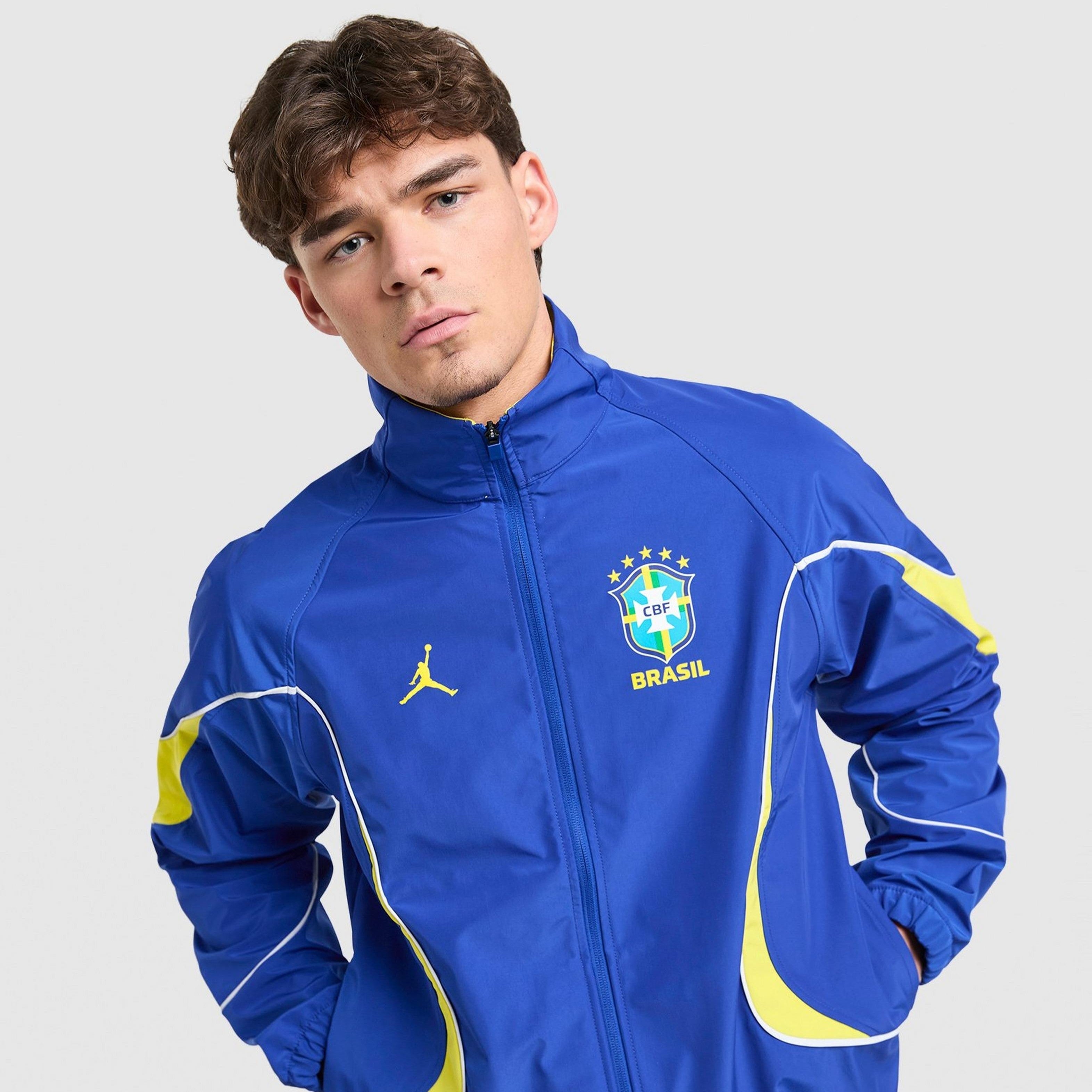 2026 Blue Jacket - Model Front