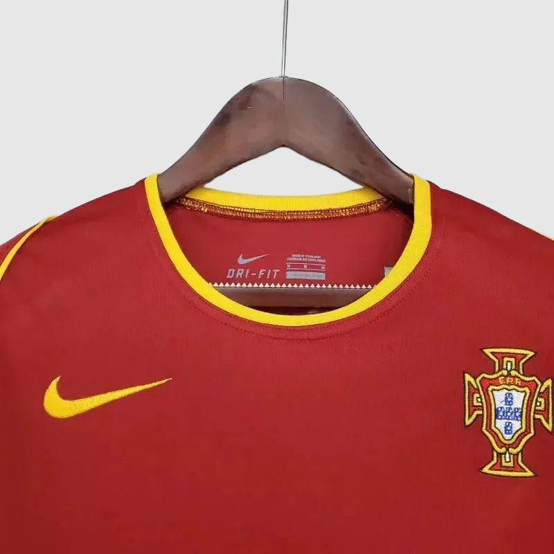 Portugal 2002 Retro Home Shirt - View 3