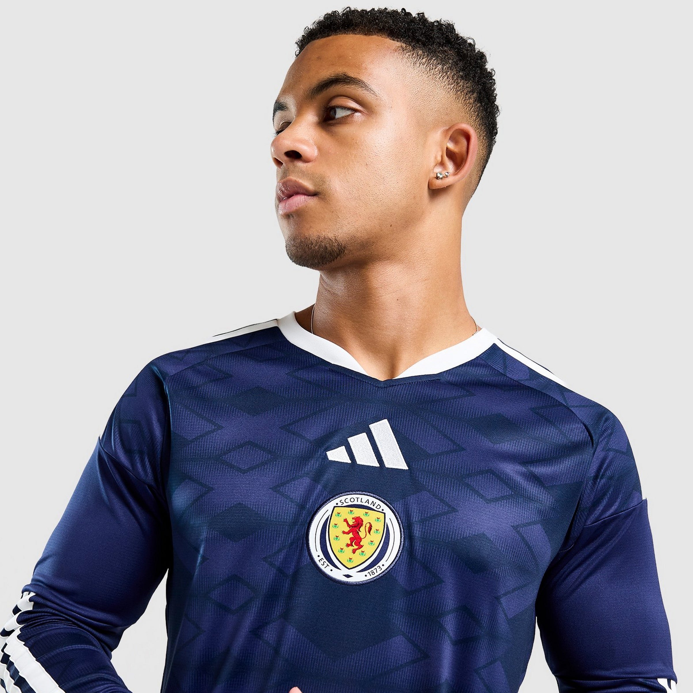 Home 26/27 Men's Long Sleeve Shirt - Club Crest