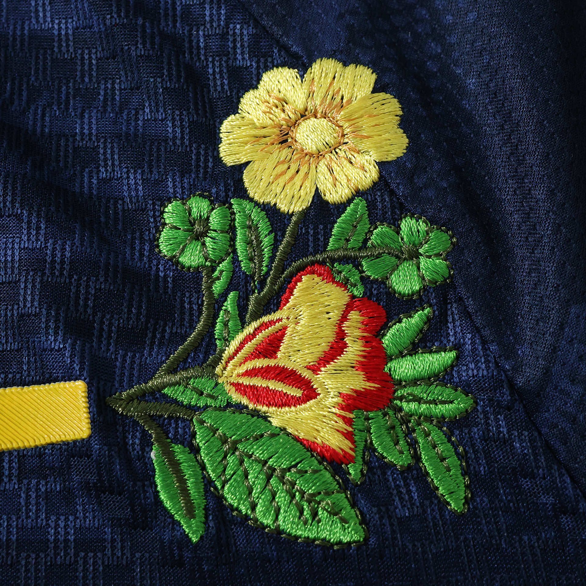 Embroidered Away 26/27 Player Edition Long Sleeve Shirt - Embroidery Detail