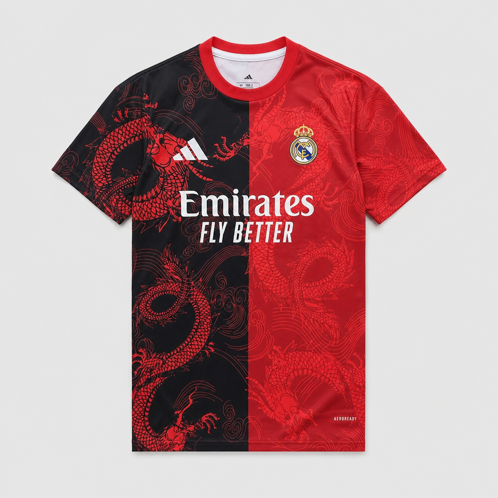 Dragon Red & Black Special Edition 26/27 Men's Shirt - Front