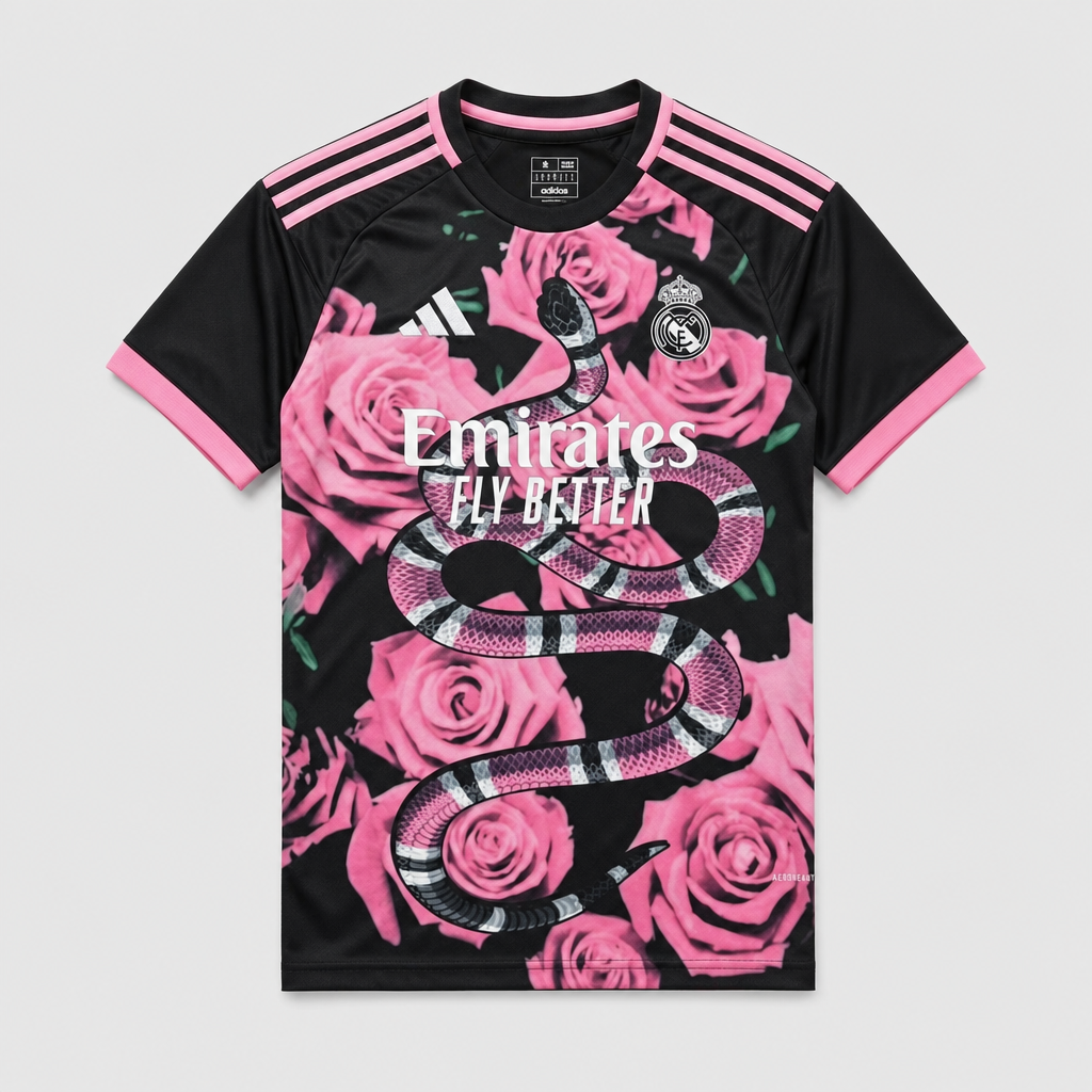 Snake & Roses Pink Special Edition 26/27 Men's Shirt - Front