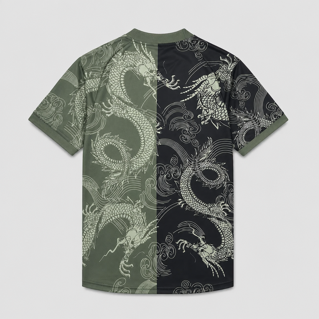 Dragon Black & Green Special Edition 26/27 Men's Shirt - Back