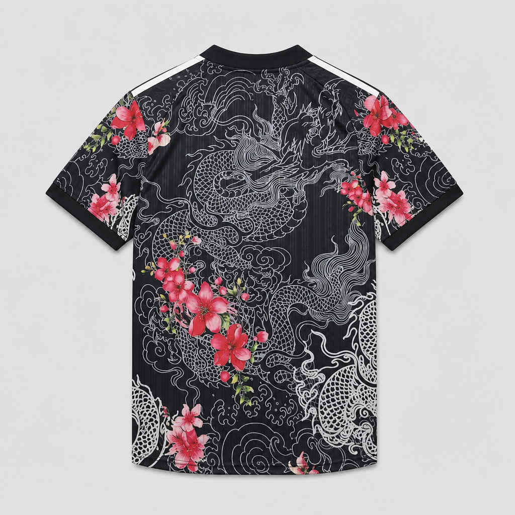Dragon Black & Blossom Special Edition 26/27 Player Edition Shirt - Back