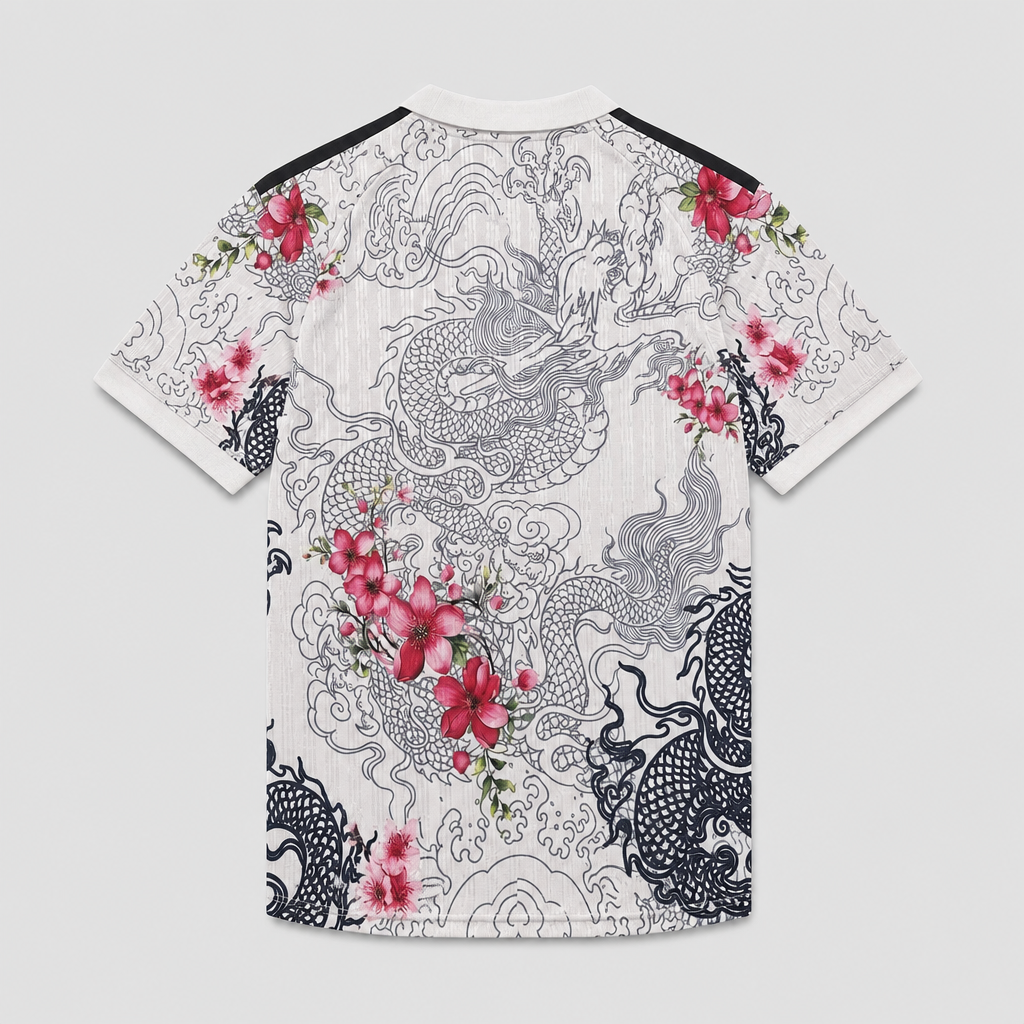 Dragon White Special Edition 26/27 Player Edition Shirt - Back