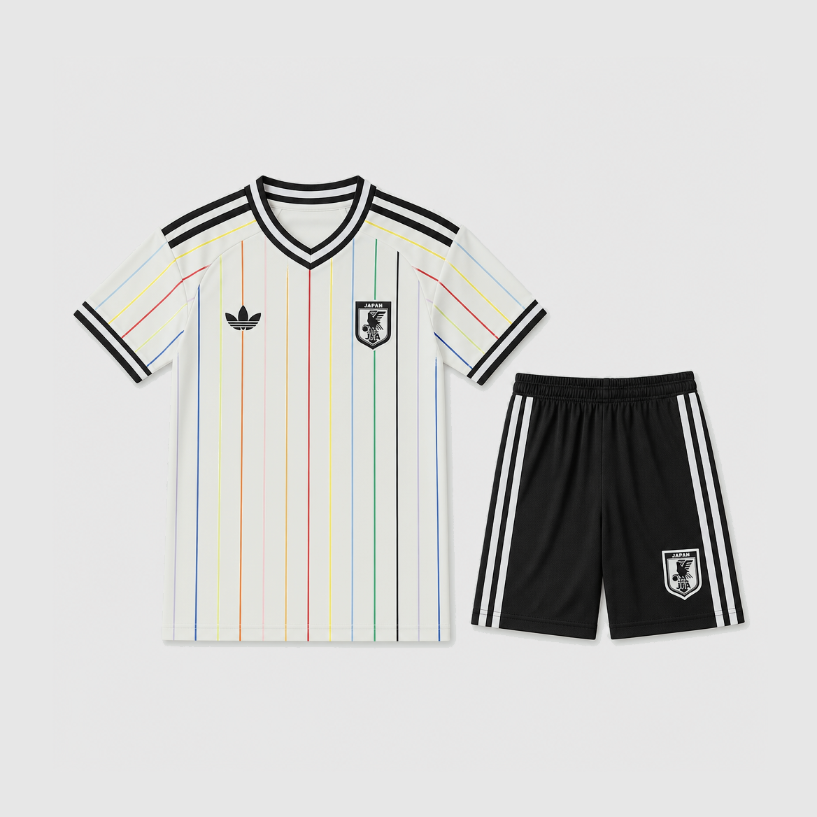 Away 26/27 Kids Shirt Kit - Front