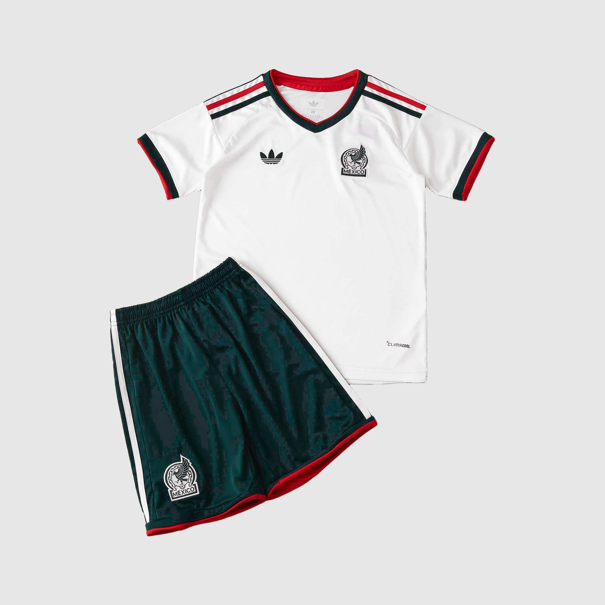 Away 26/27 Kids Shirt Kit - Front