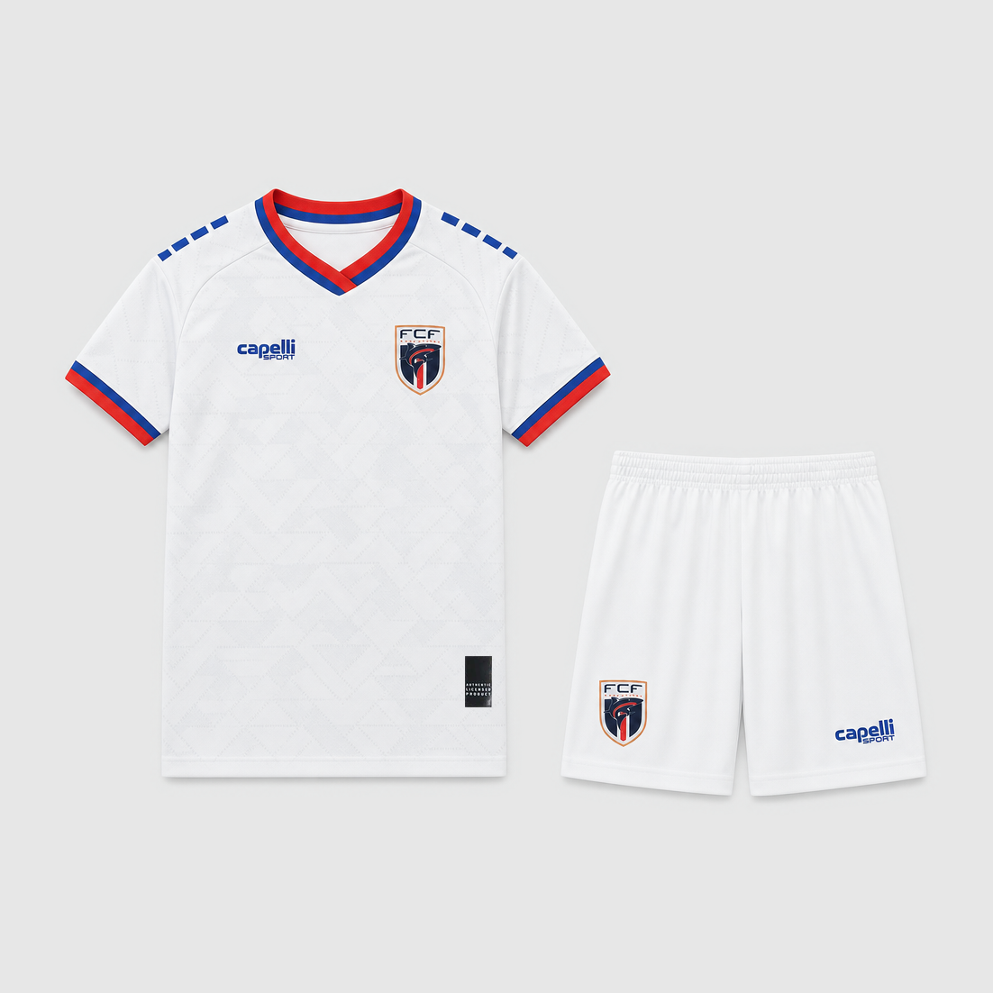 Away 26/27 Kids Shirt Kit - Front