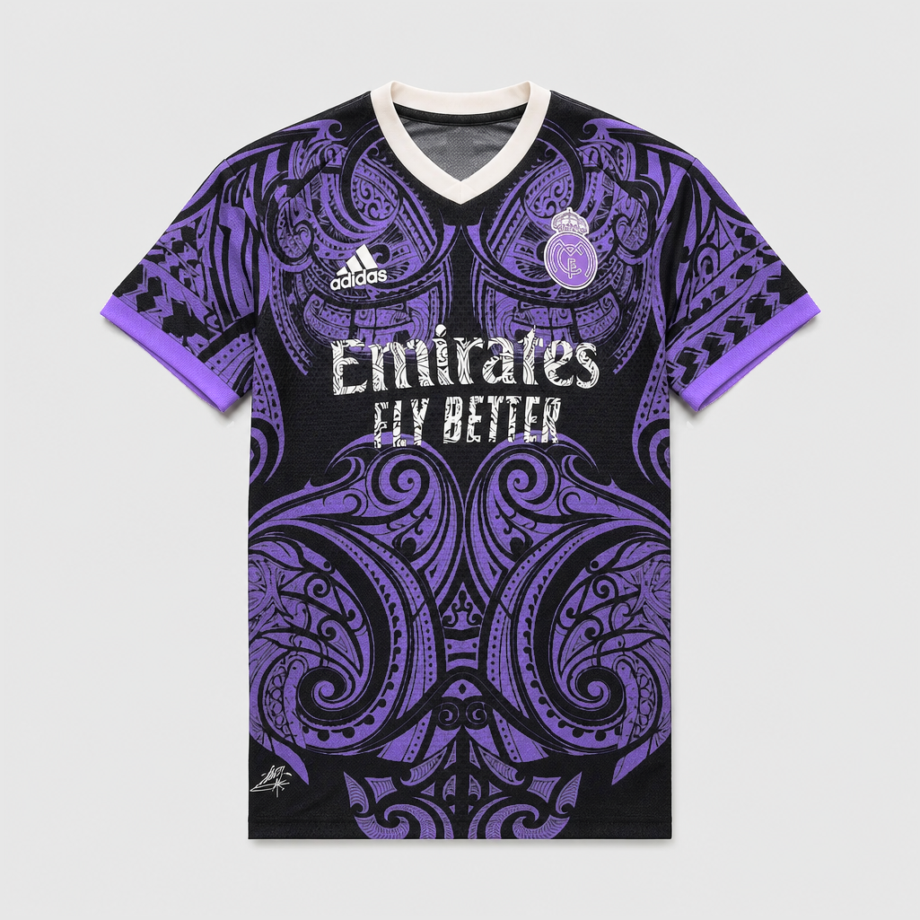 Tribal Purple Special Edition 26/27 Player Edition Shirt - Front