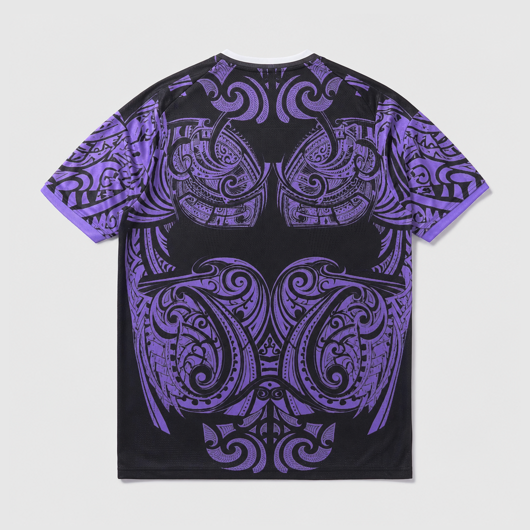Tribal Purple Special Edition 26/27 Player Edition Shirt - Back