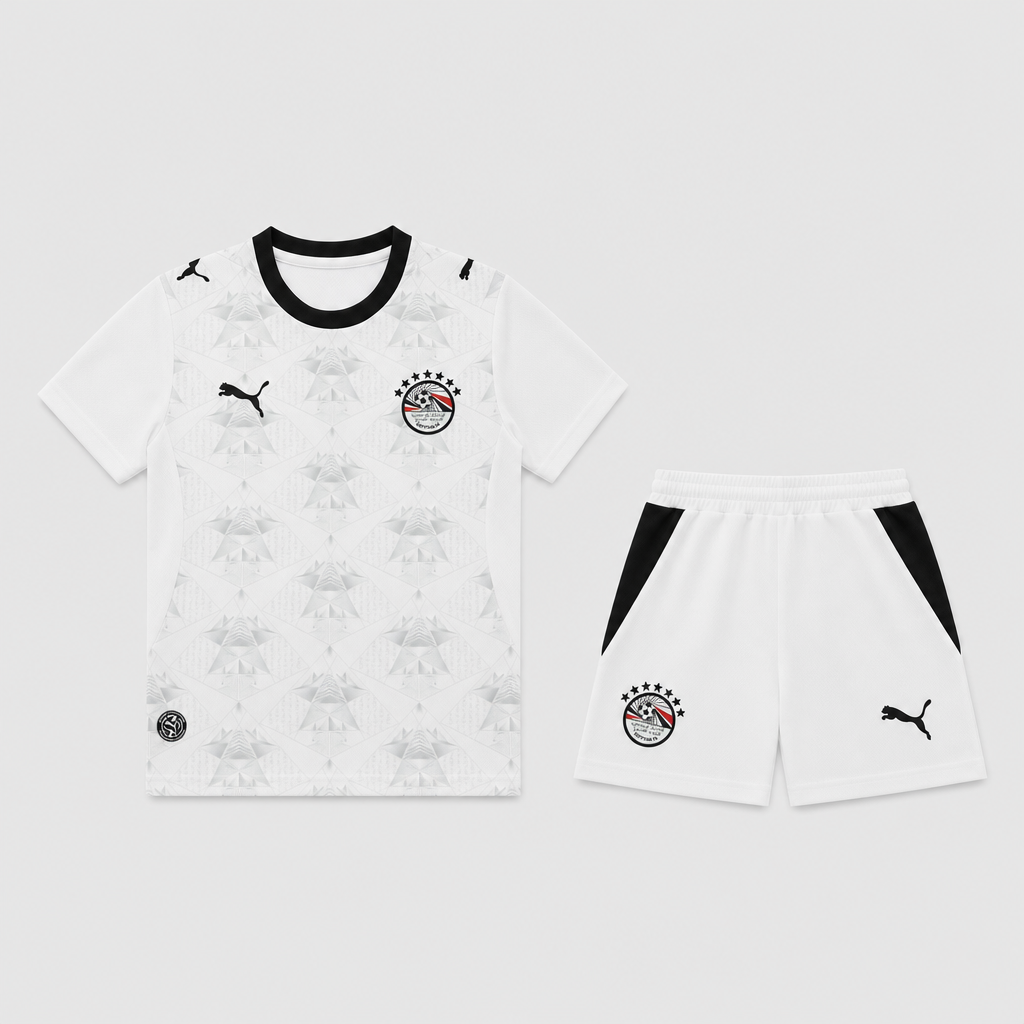 Away 26/27 Kids Shirt Kit - Front
