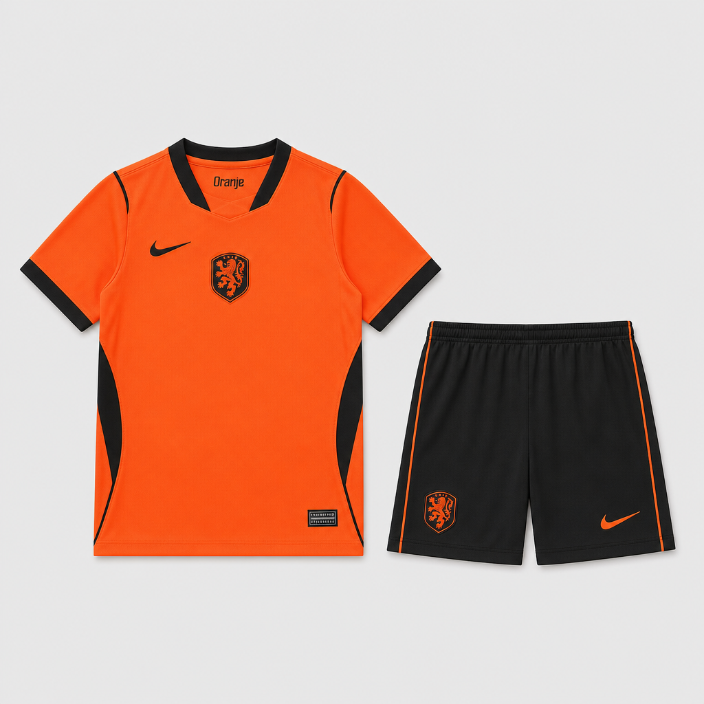 Home 26/27 Kids Shirt Kit - Front