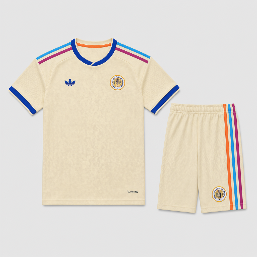 Away 26/27 Kids Shirt Kit - Front