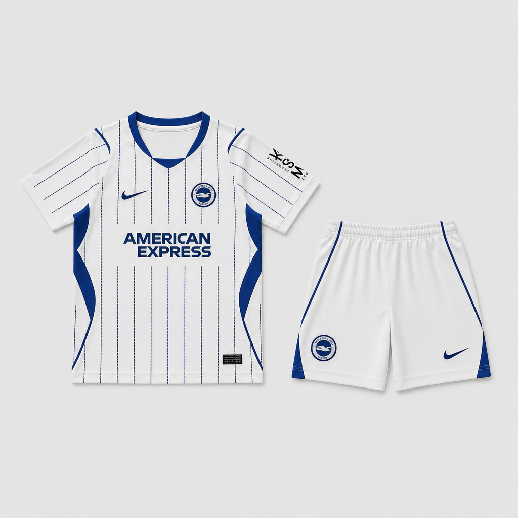 Away 26/27 Kids Shirt Kit - Front