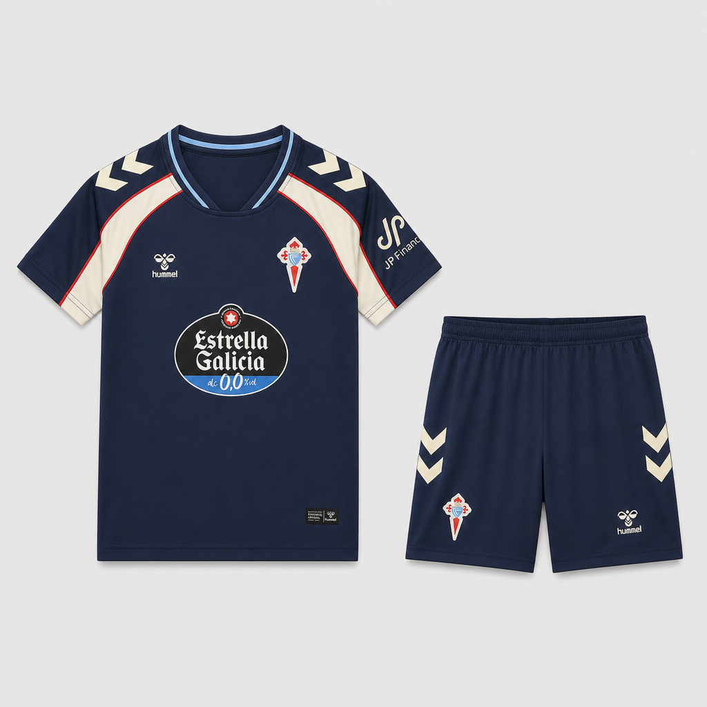 Away 26/27 Kids Shirt Kit - Front