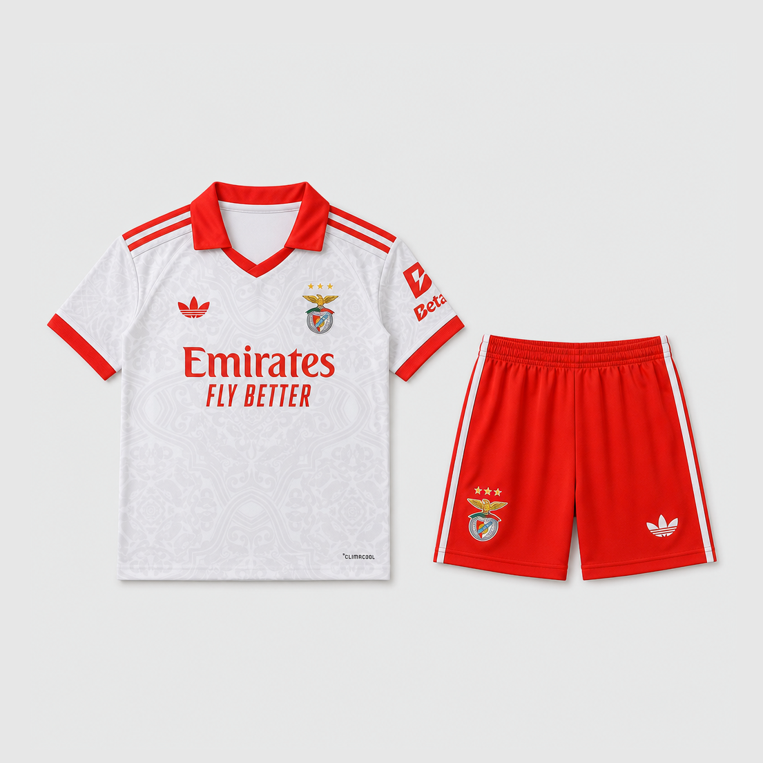 Away 26/27 Kids Shirt Kit - Front