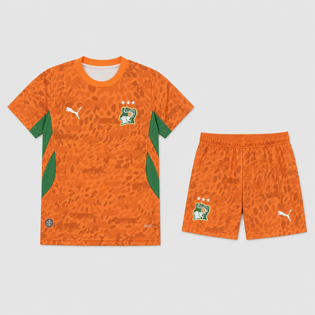 Home 26/27 Kids Shirt Kit - Front