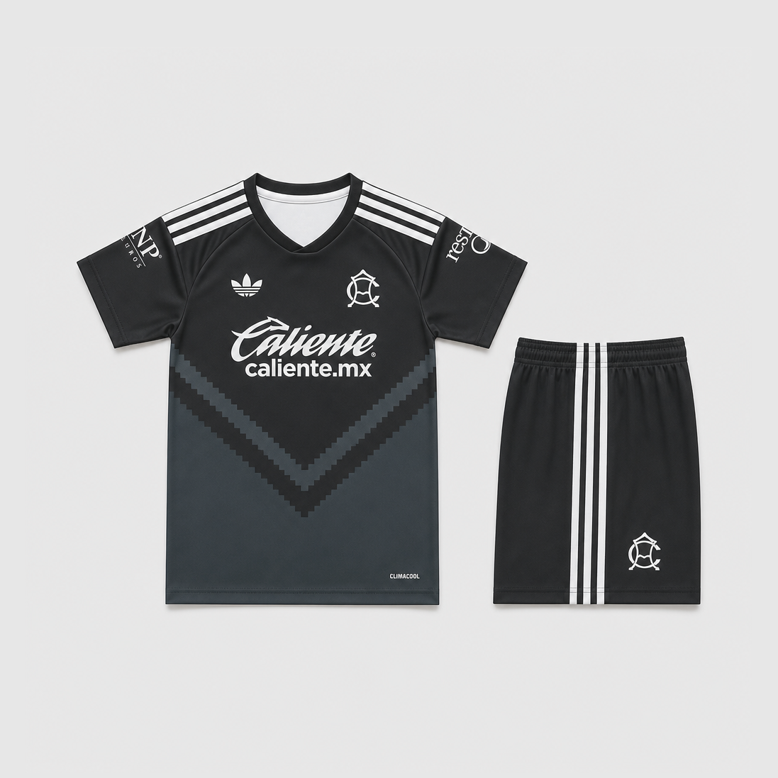 Away 26/27 Kids Shirt Kit - Front