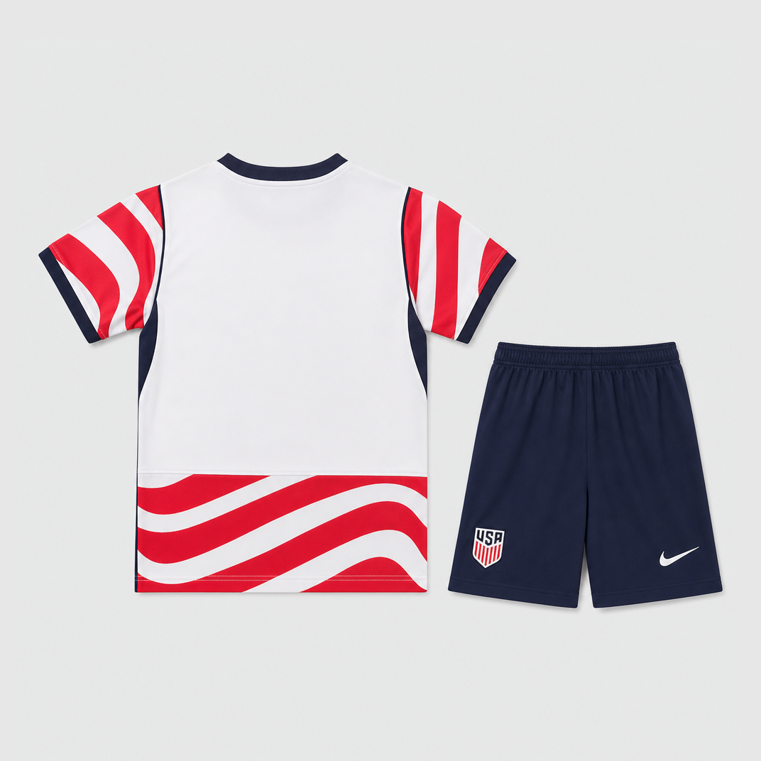 Home 26/27 Kids Shirt Kit - Back