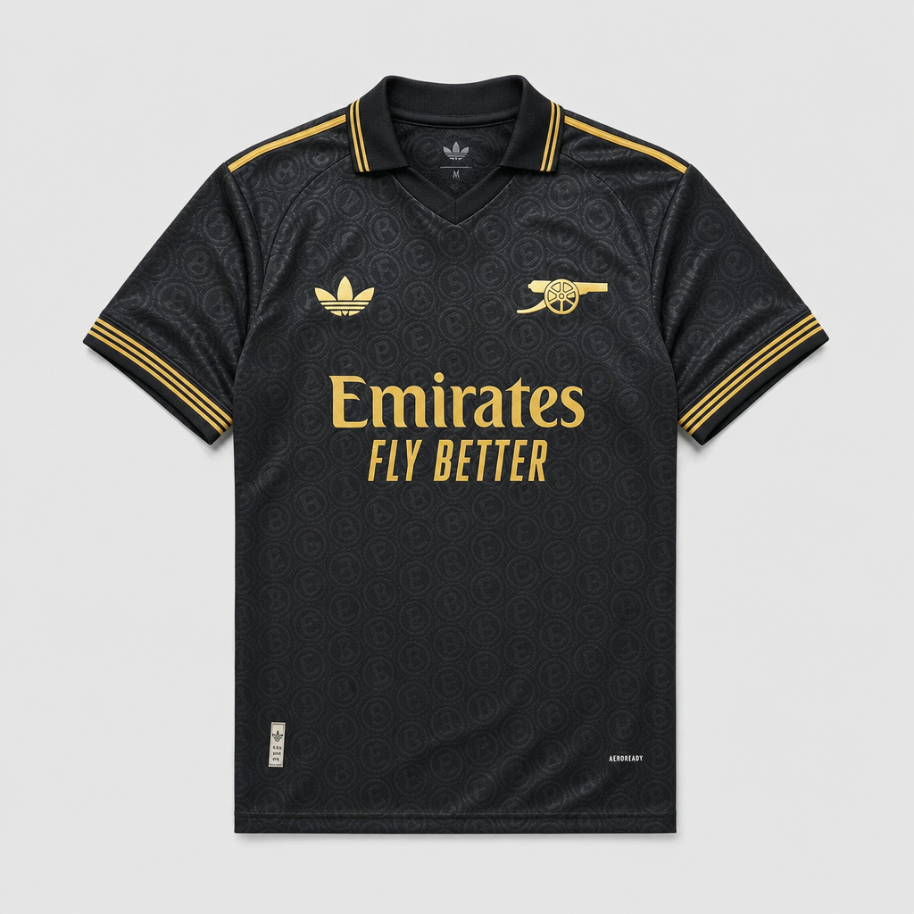Black Gold Special Edition 26/27 Player Edition Shirt - Front