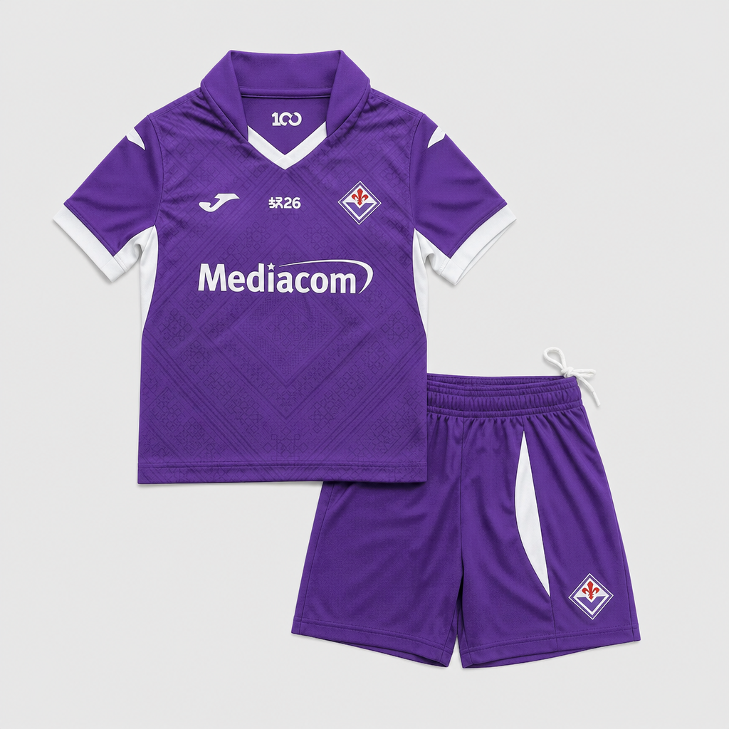 Home 26/27 Kids Shirt Kit - Front