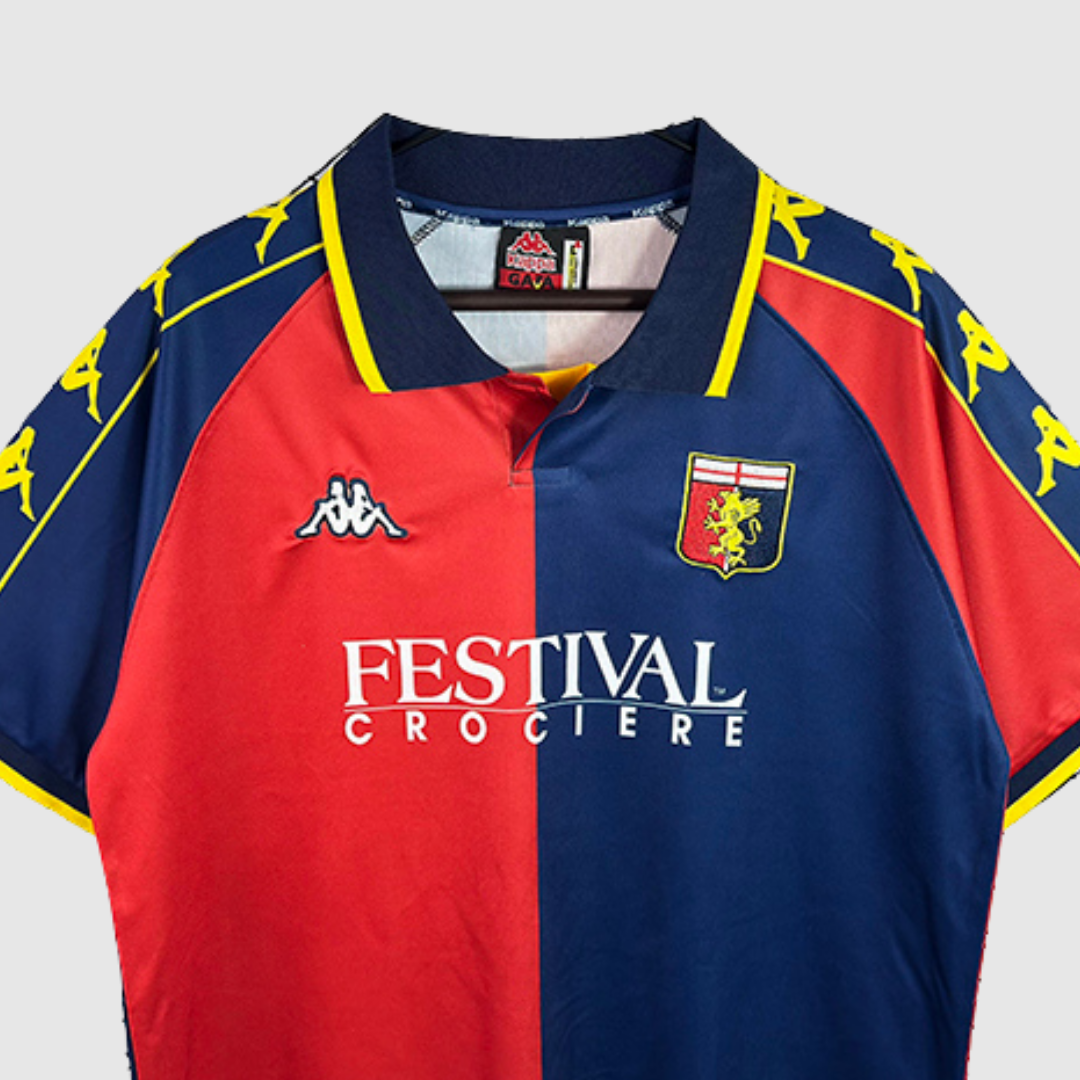 Retro Home 1999/00 Shirt - Chest Detail