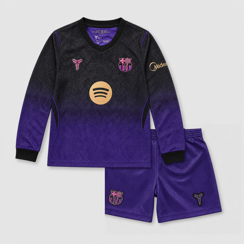 Away 26/27 Kids Long Sleeve Shirt Kit - Front