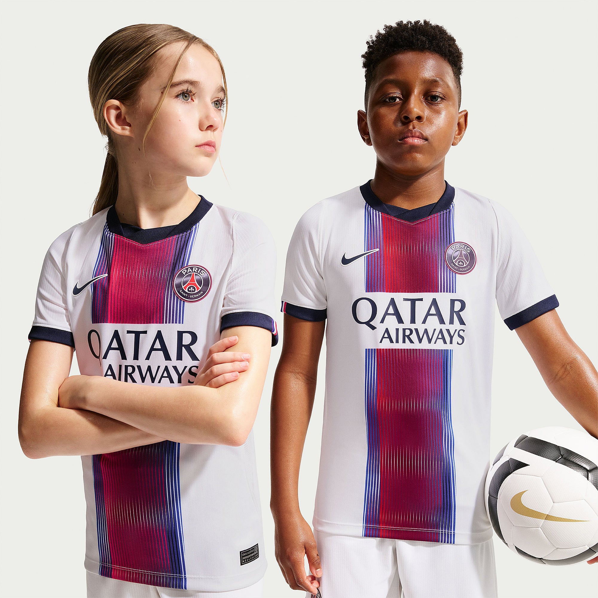 Away 26/27 Kids Shirt Kit - Model Front