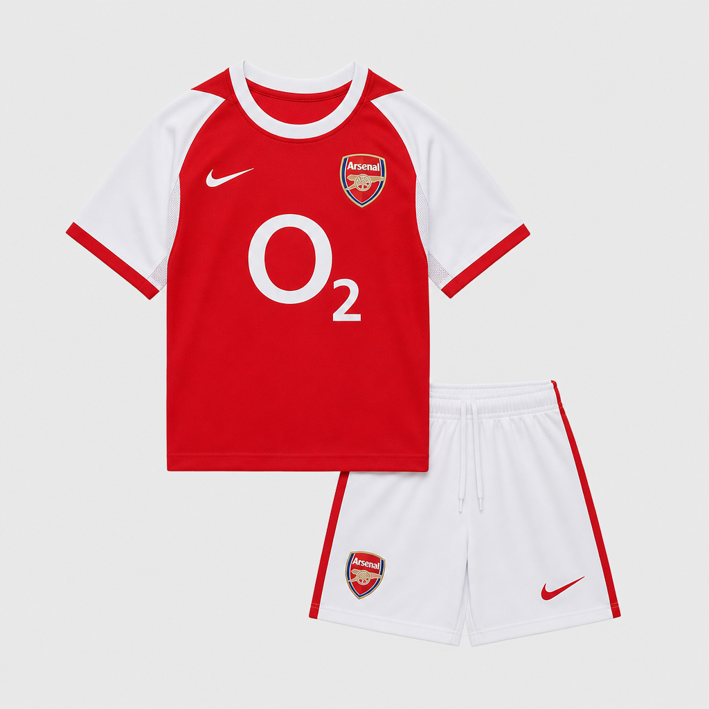 Retro Home 2003/04 Kids Shirt Kit - Front