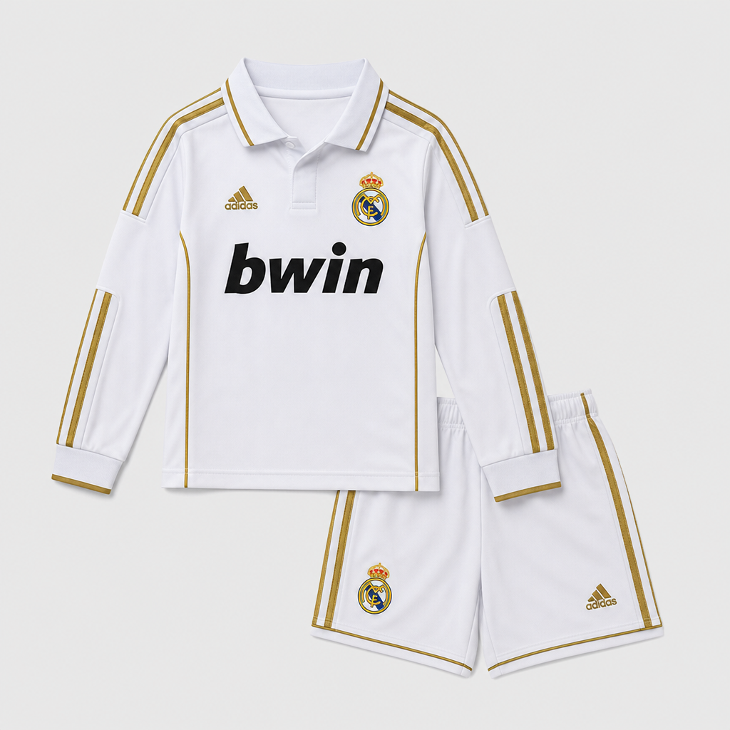 Retro Home 2011/12 Kids Long Sleeve Shirt Kit - Front