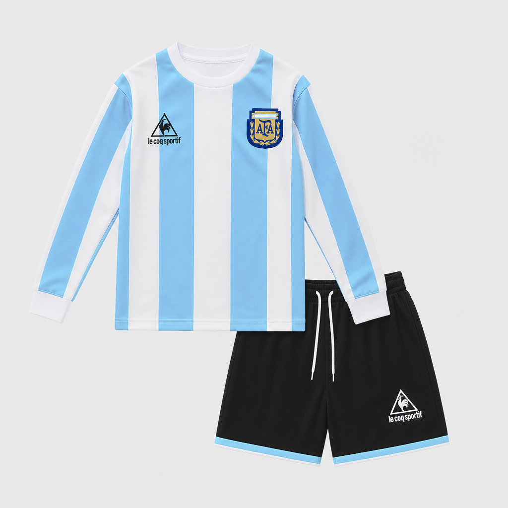 Retro Home 1986 Kids Long Sleeve Shirt Kit - Front
