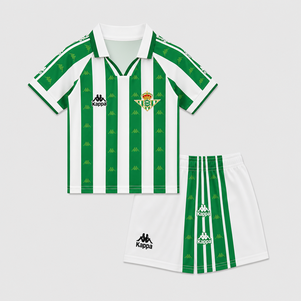 Retro Home 1995/97 Kids Shirt Kit - Front