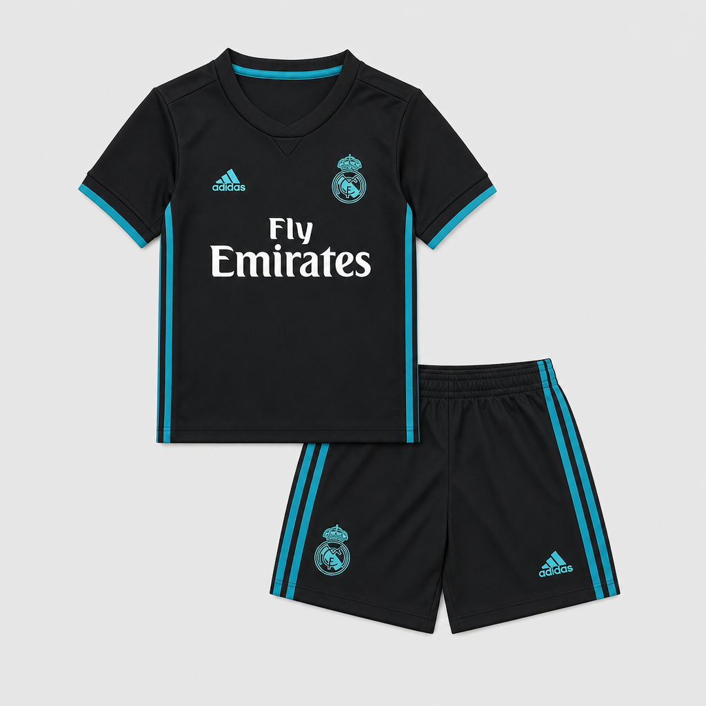 Retro Away 2017/18 Kids Shirt Kit - Front